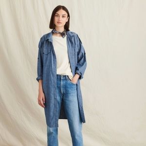 Alex Mill Chambray Shirt Dress Size M